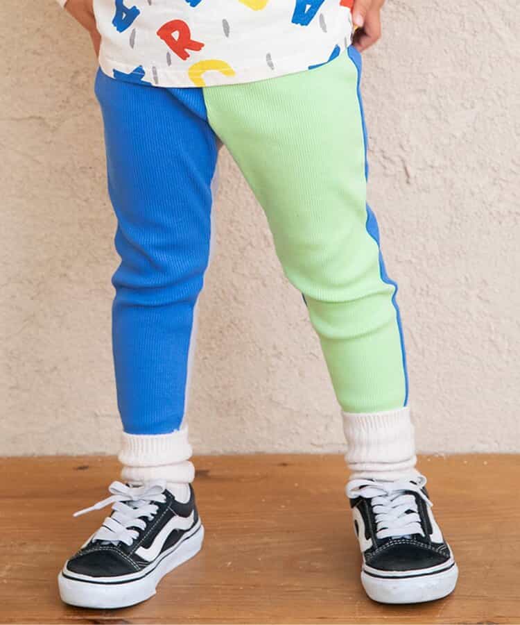 DAISUKI リブパンツ 9分丈