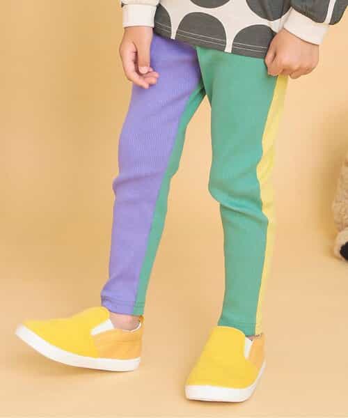 DAISUKI リブパンツ 9分丈