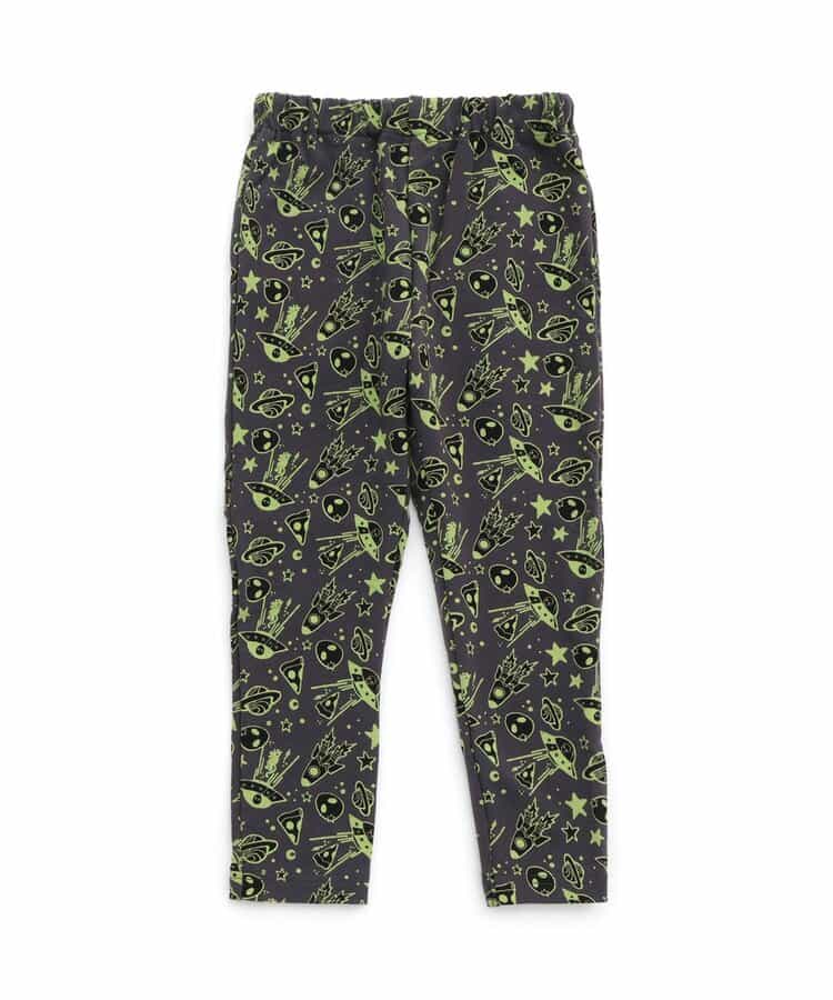 DAISUKI 総柄パンツ 9分丈