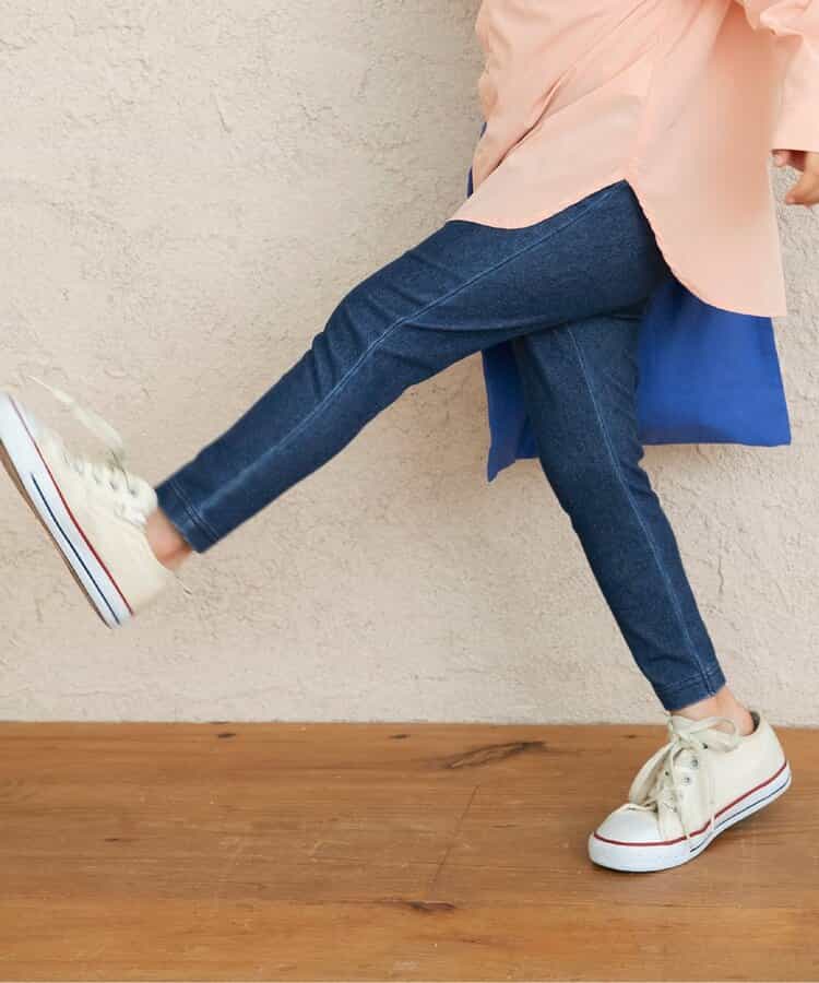 DAISUKI 総柄パンツ 9分丈