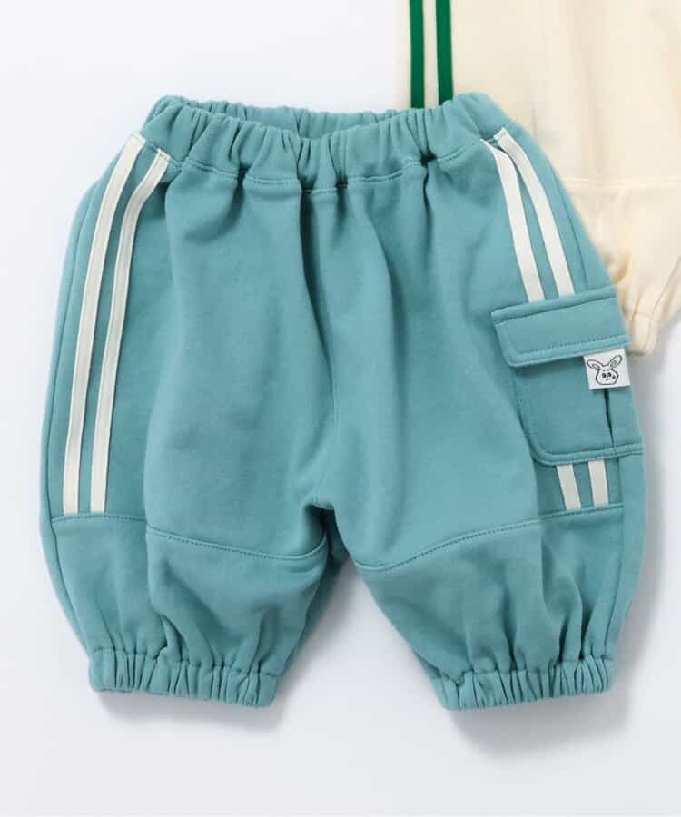 Bpop ベビースウェットラインパンツ（セットアップ可）