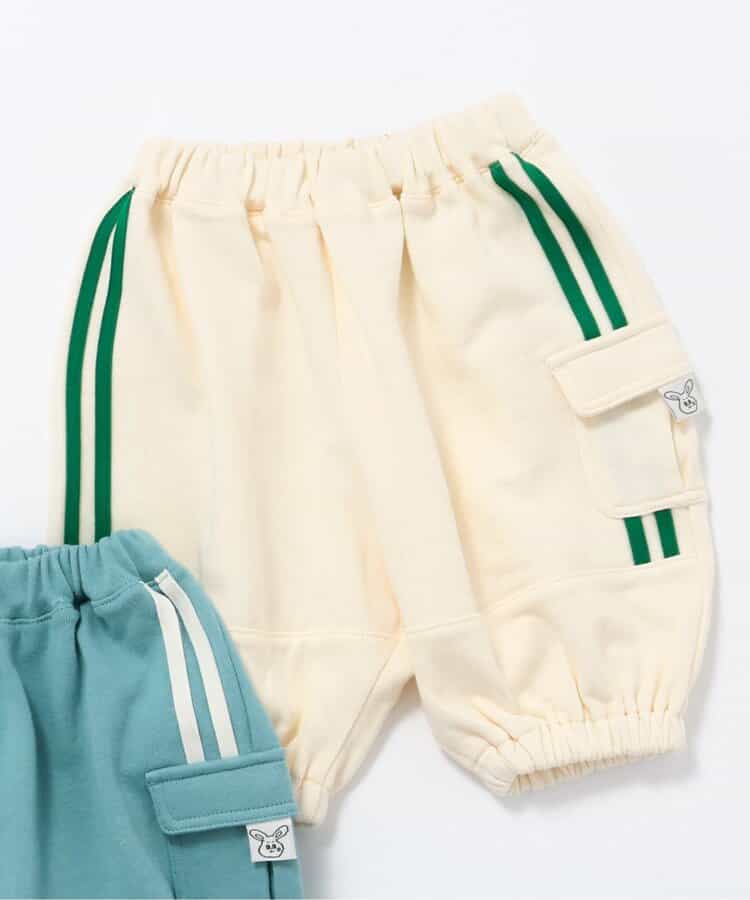 Bpop ベビースウェットラインパンツ（セットアップ可）