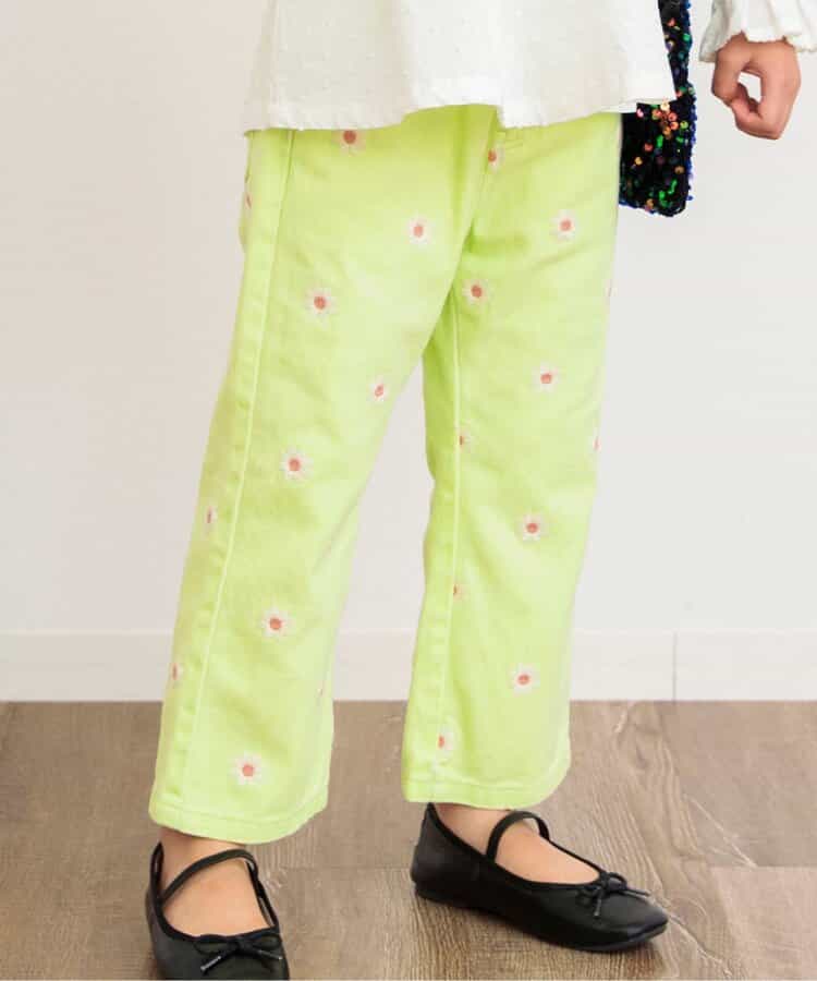 ☆SALE☆カラフル刺繍パンツ 10分丈（J121075）|BREEZE