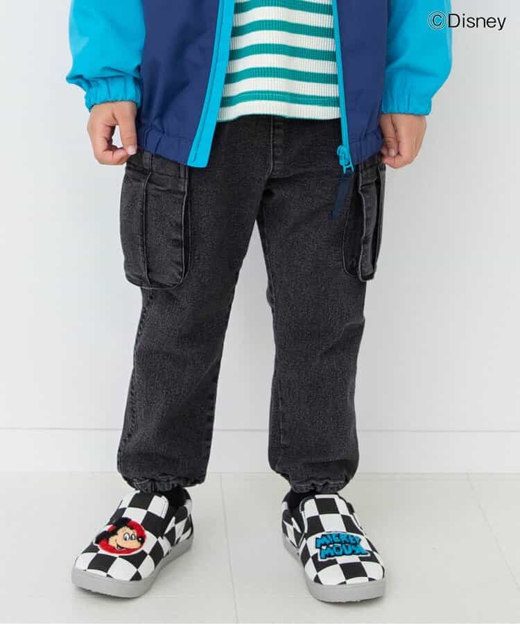 らくらくサイドポケットパンツ  10分丈