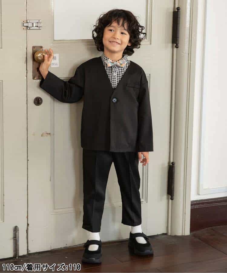 ＜フォーマル＞WEB限定  BOYSセットアップ　長パンツ  10分丈_971239