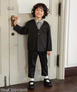 ＜フォーマル＞WEB限定  BOYSセットアップ　長パンツ  10分丈_971239