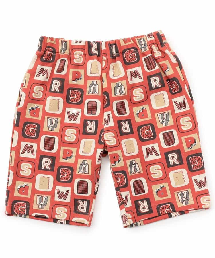 【保育園におすすめ】DAISUKI 総柄ハーフパンツ_WEB限定