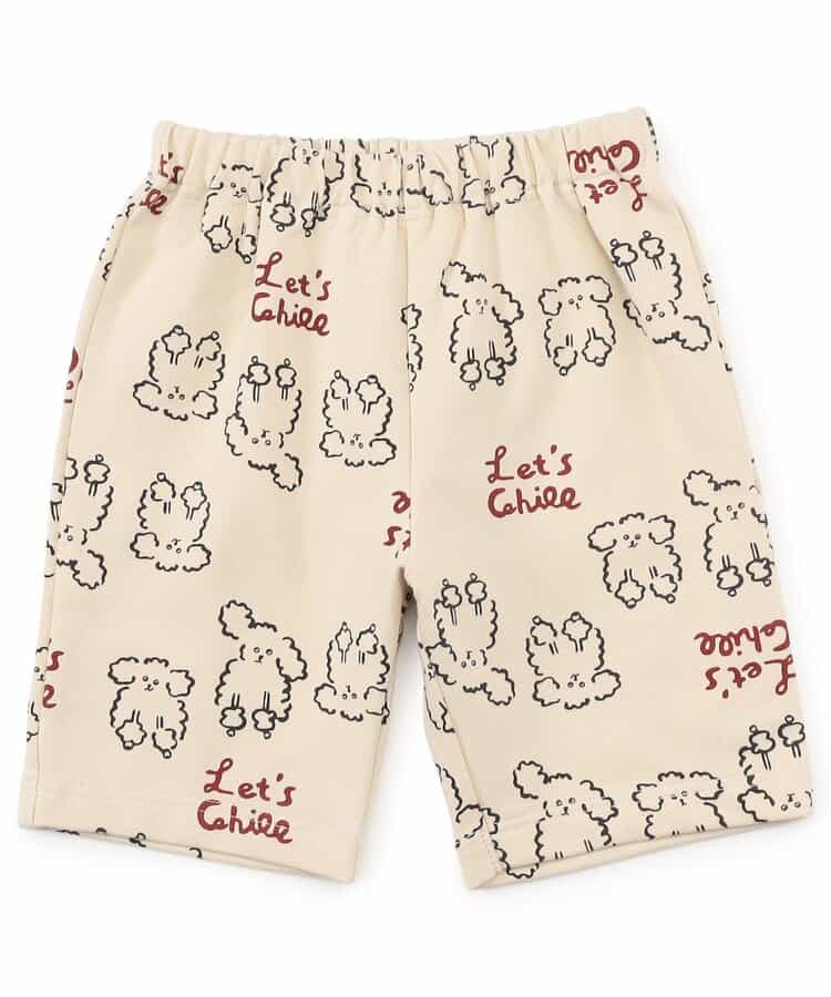 【保育園におすすめ】DAISUKI 総柄ハーフパンツ_WEB限定