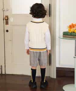 ＜フォーマル＞WEB限定  BOYSセットアップ　半パンツ  5分丈_971251