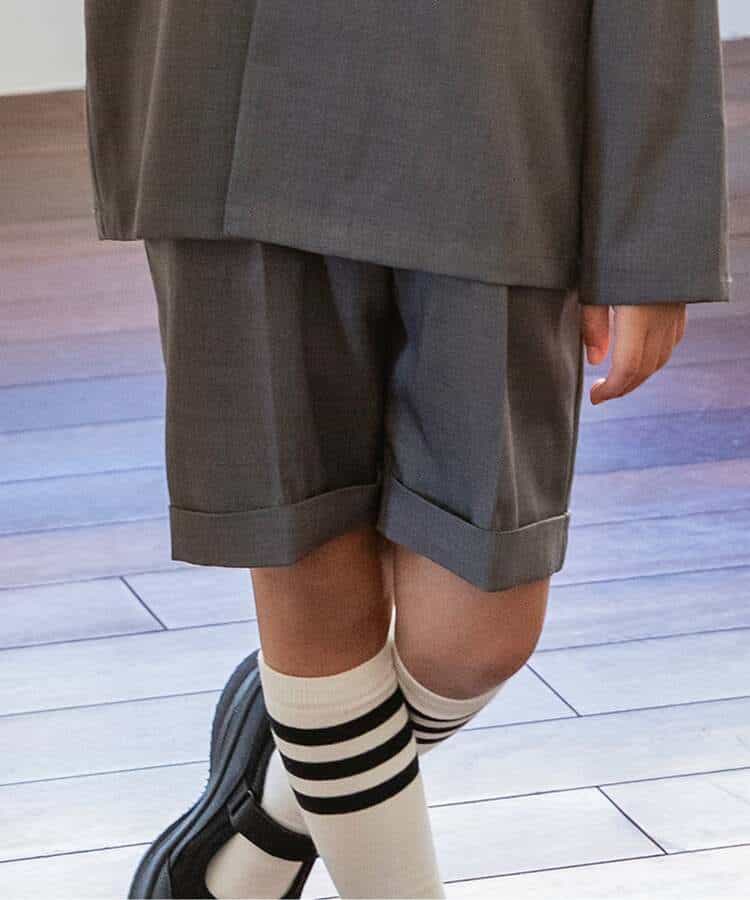 ＜フォーマル＞WEB限定  BOYSセットアップ　半パンツ  5分丈_971248