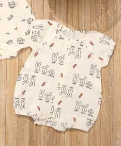 ☆1/13(火)お昼12:59まで3点10％OFF☆ねこ・うさぎガーゼロンパス