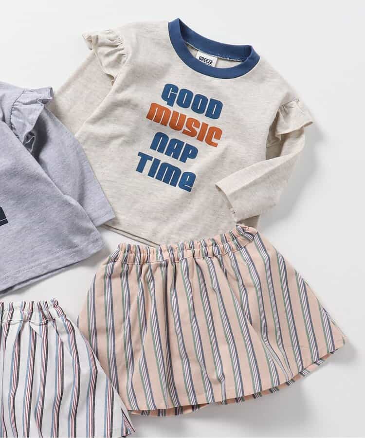 ★SALE★【リンク】ベビーブルマ付きスカート×フリルロンTセット