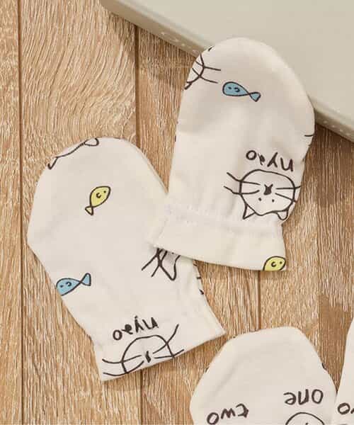 ねこ・うさぎガーゼミトン