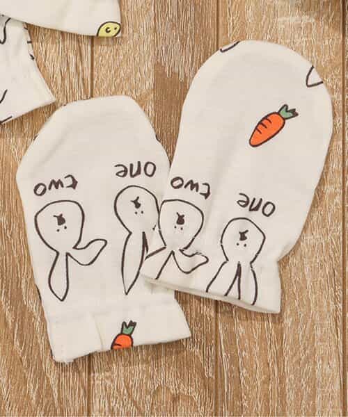 ねこ・うさぎガーゼミトン