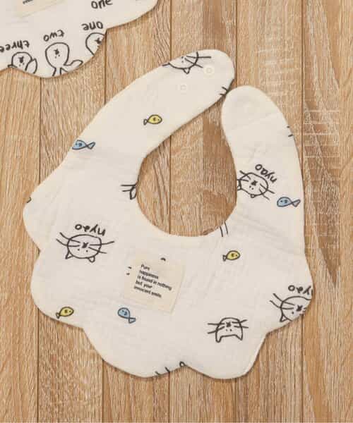 ねこ・うさぎガーゼスタイ