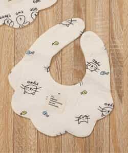 ねこ・うさぎガーゼスタイ