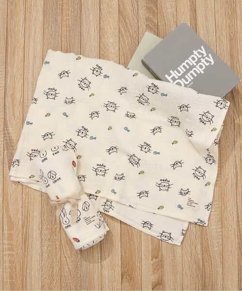 ねこ・うさぎガーゼブランケット