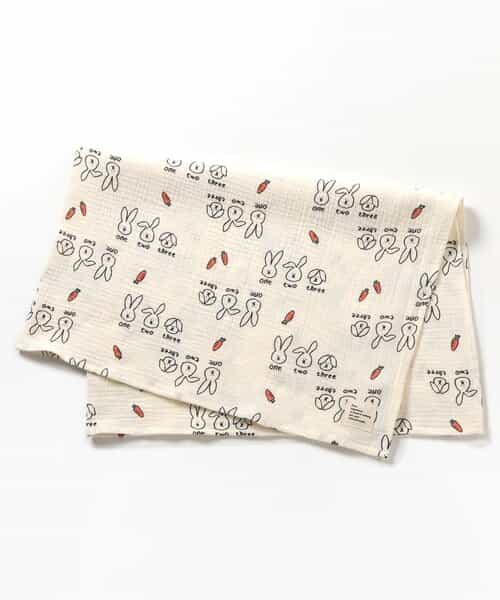 ねこ・うさぎガーゼブランケット