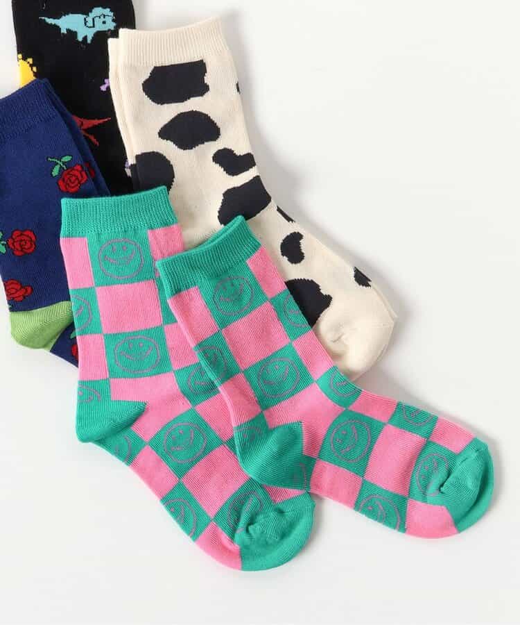 3P対象 BOYSバリエーション総柄ソックス
