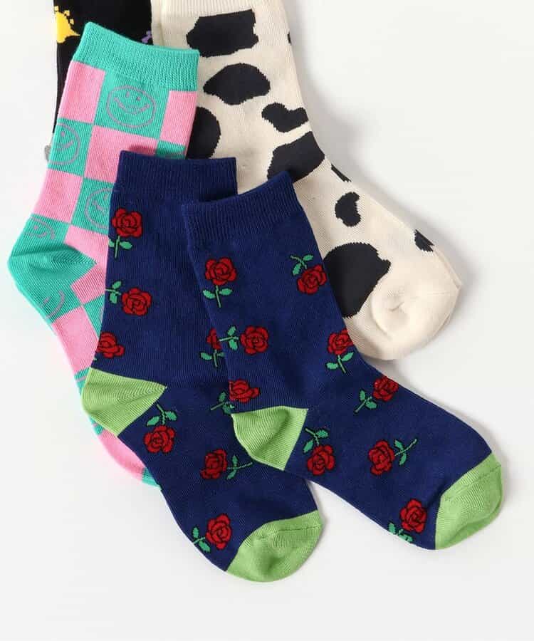 3P対象 BOYSバリエーション総柄ソックス