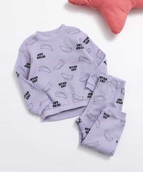 ワッフルかぶりパジャマ