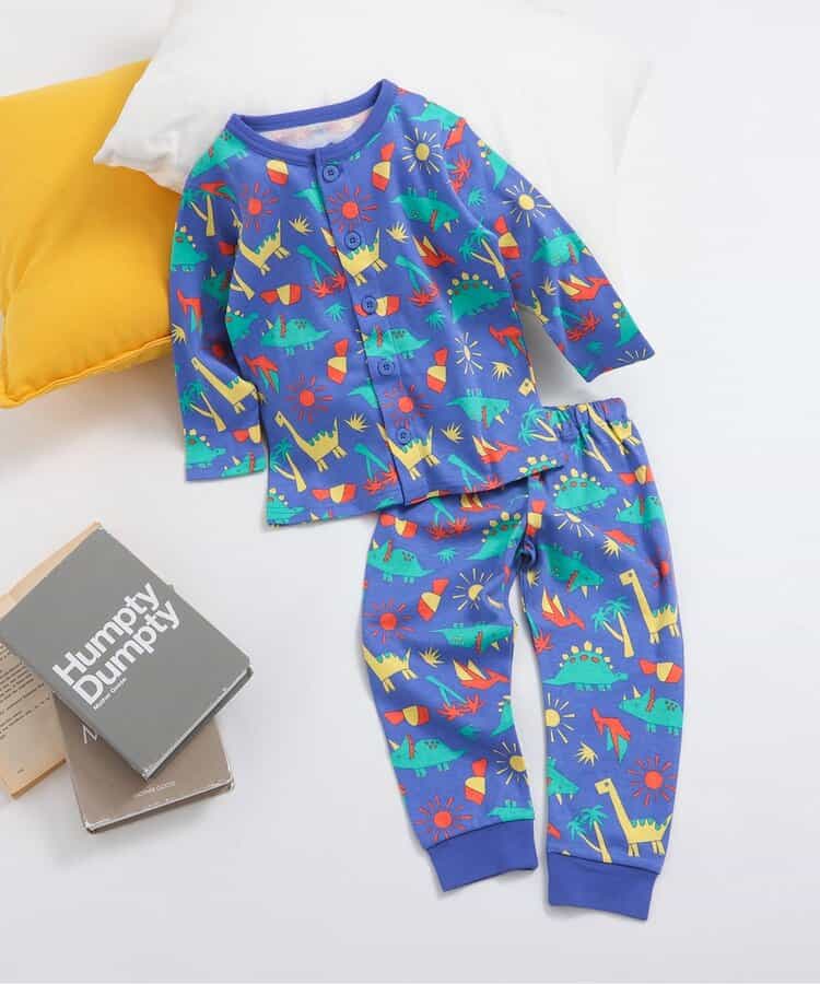 恐竜前あきBOYSパジャマ