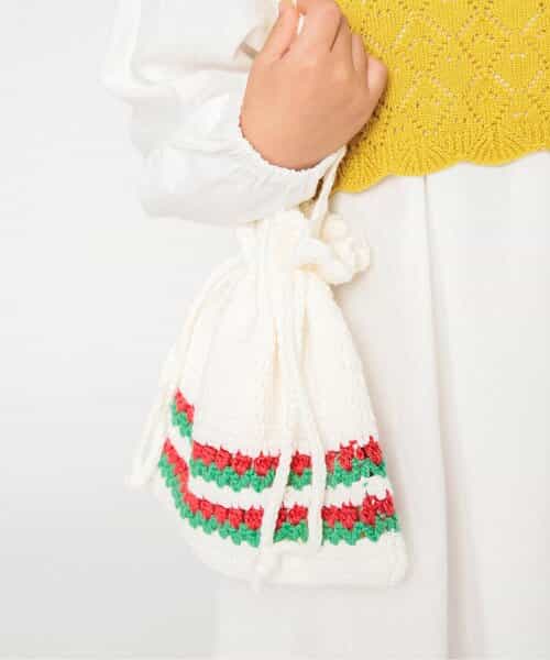 ★SALE★チューリップニットポシェット