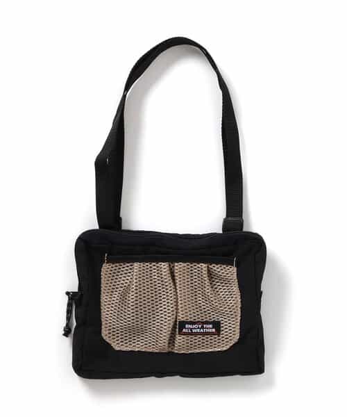 ☆SALE☆クッションメッシュポケットサコッシュポーチ（J166045
