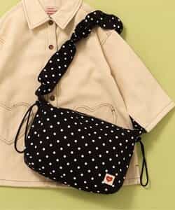 くしゅくしゅドットショルダーバック