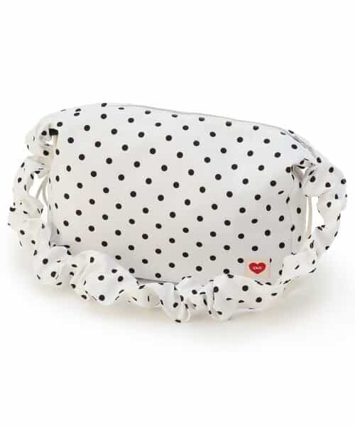 くしゅくしゅドットショルダーバック