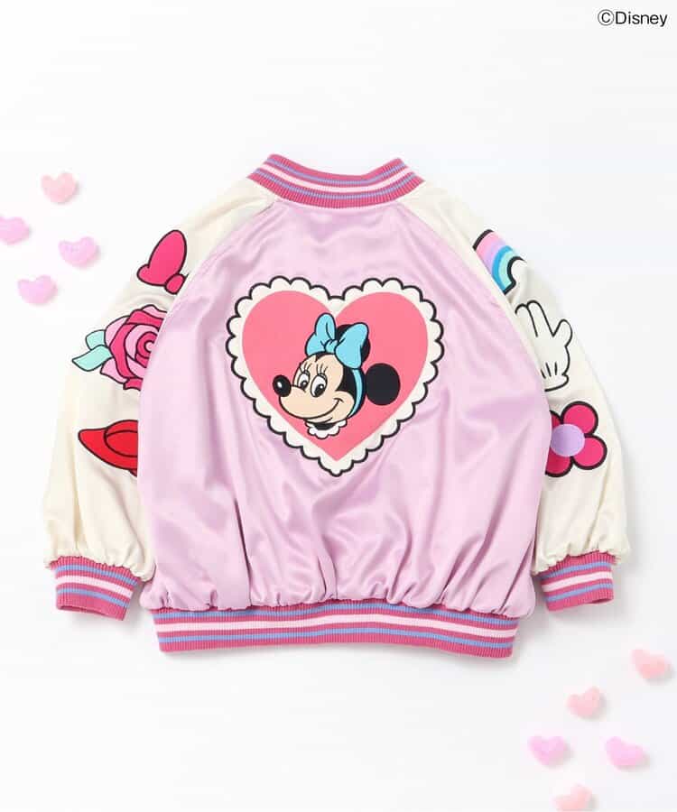 ディズニーキャラクター　ミニースカジャン