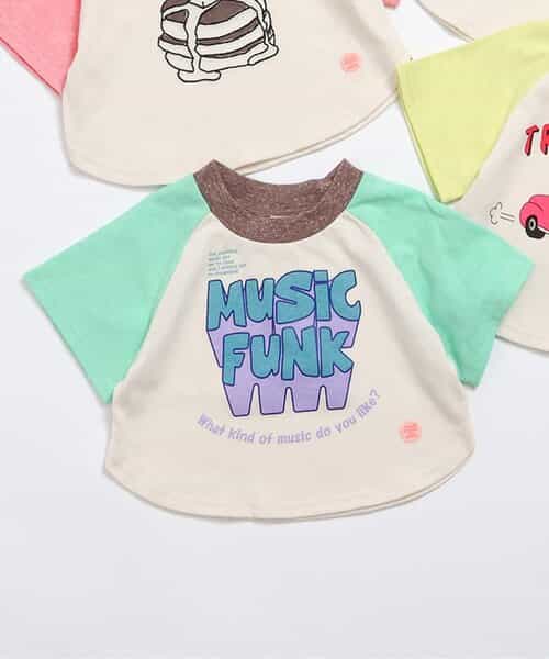 ★SALE★【Bpop】ラグランポップTシャツ