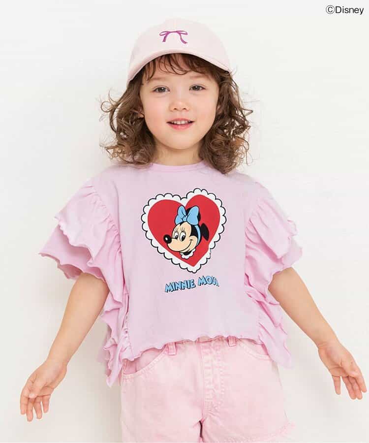 ディズニーキャラクター　フリルTシャツ