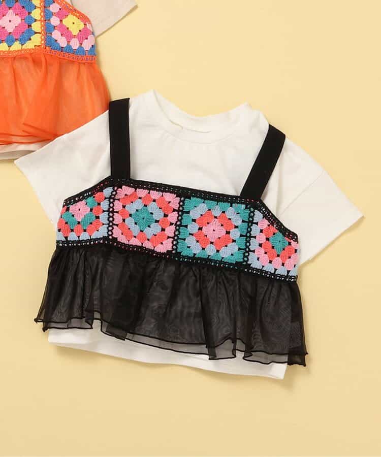 ★SALE★クロシェ2プリントシャツ