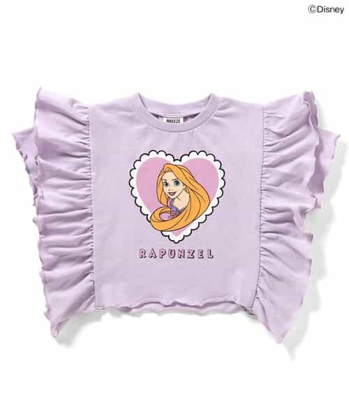 ディズニーキャラクター プリンセス/フリルTシャツ