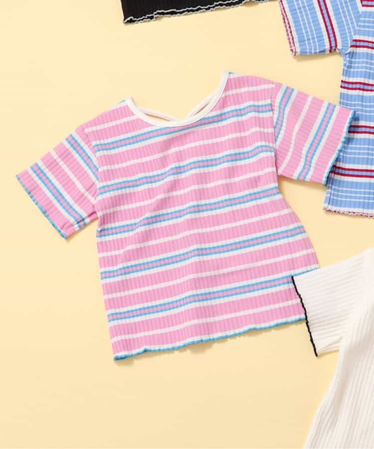 【リンク】前後どっちも着れる メロウリブTシャツ