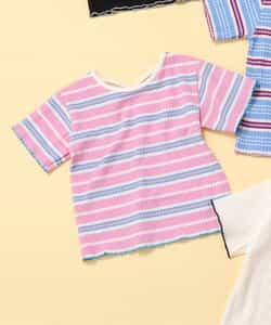 【リンク】前後どっちも着れる メロウリブTシャツ