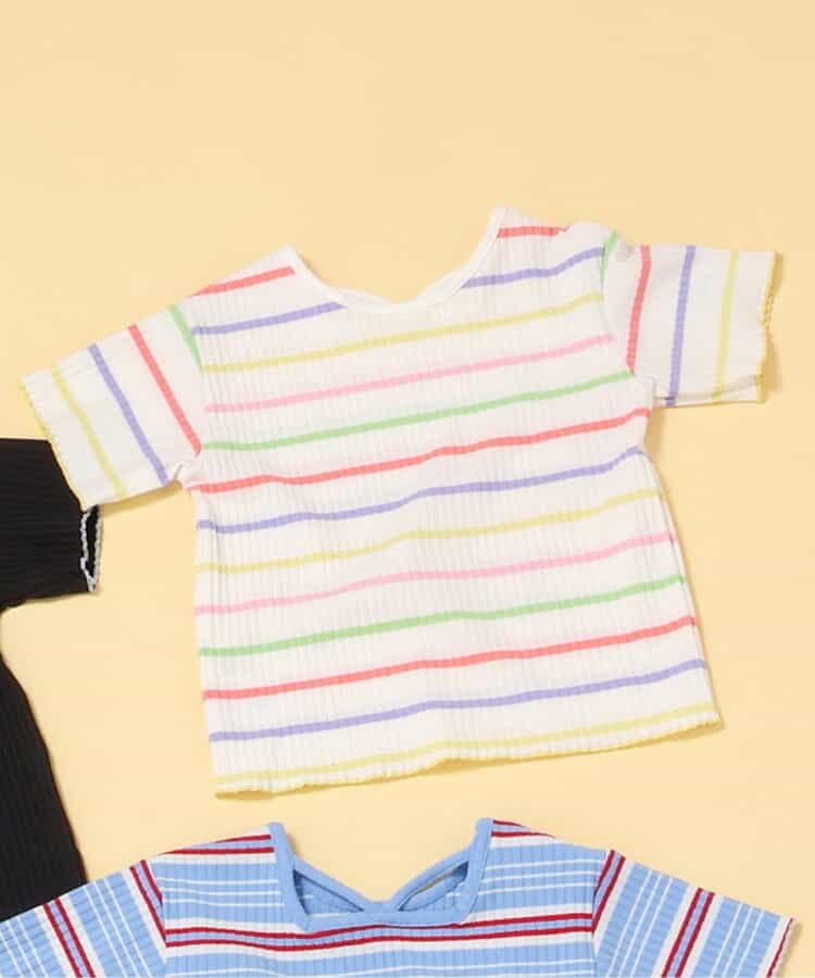 【リンク】前後どっちも着れる メロウリブTシャツ