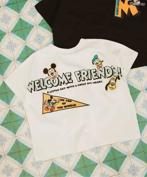 ★SALE★ディズニーキャラクター/ドルマンワッペンTシャツ