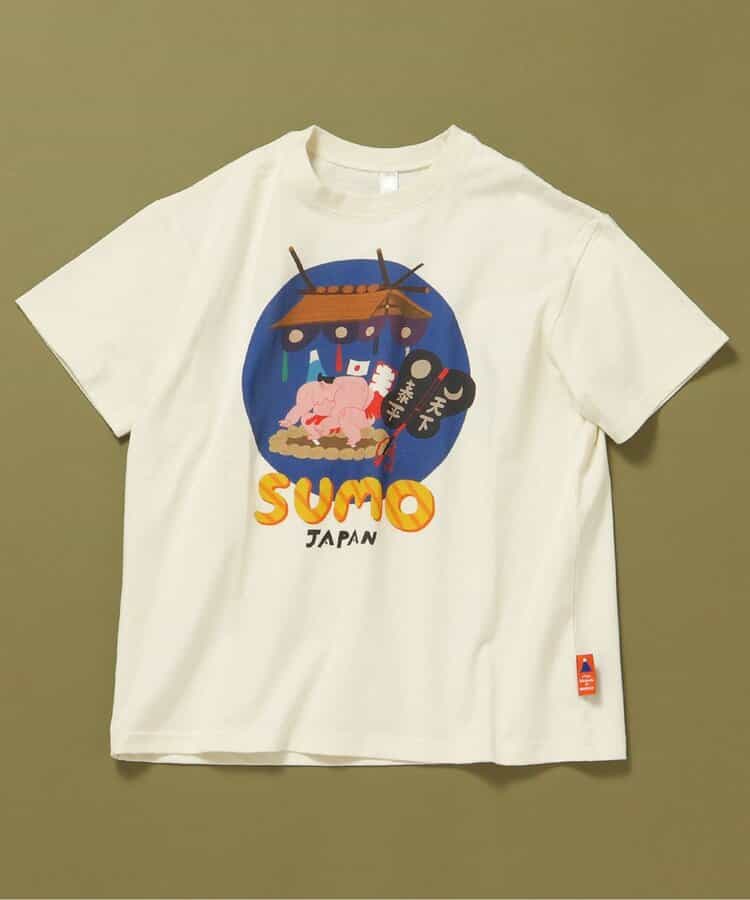 相撲POP Tシャツ（伝統）Aki Ishibashi