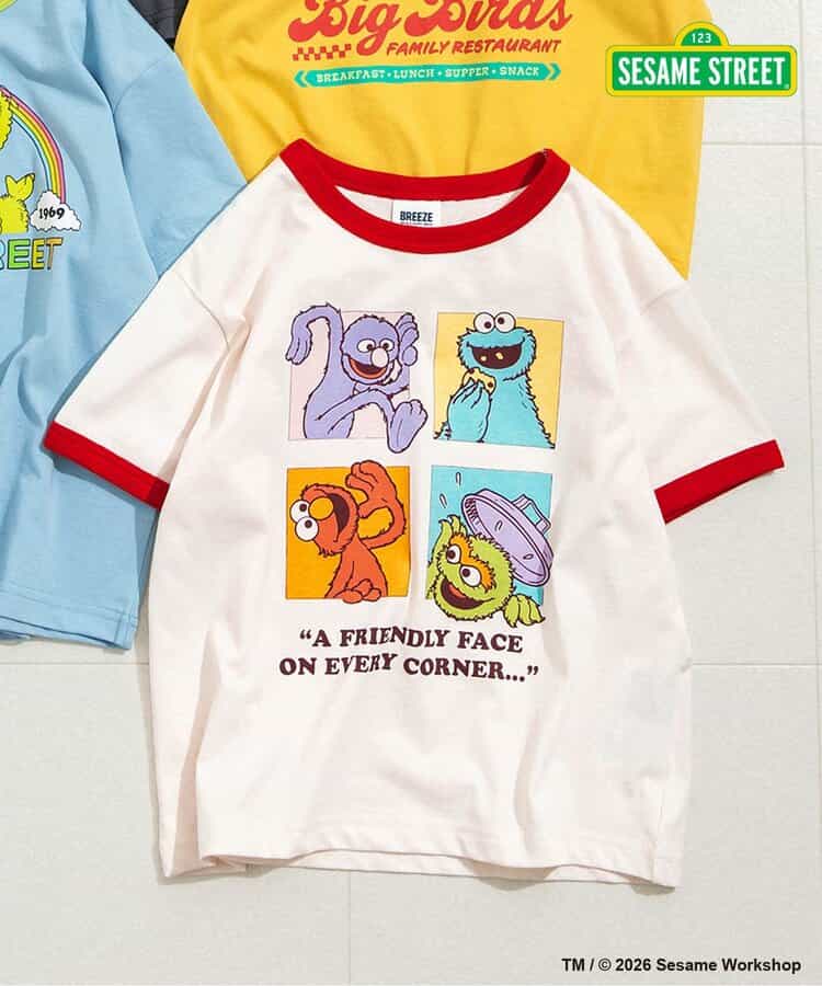 WEB限定 セサミストリートTシャツ