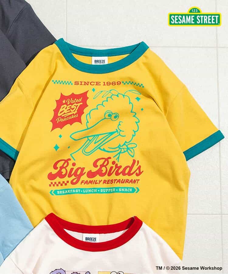 WEB限定 セサミストリートTシャツ