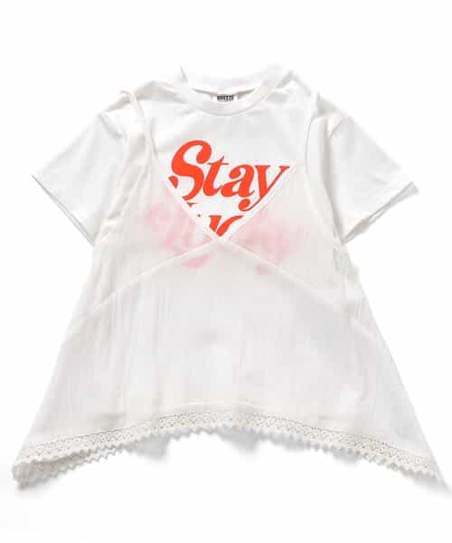 レースキャミ2Pトップス