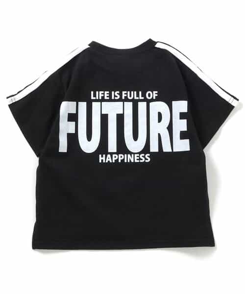 ★SALE★WEB限定 袖ラインバックロゴTシャツ