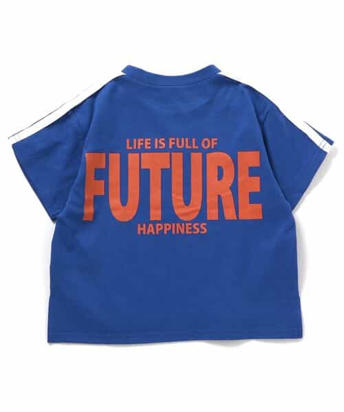 ★SALE★WEB限定 袖ラインバックロゴTシャツ