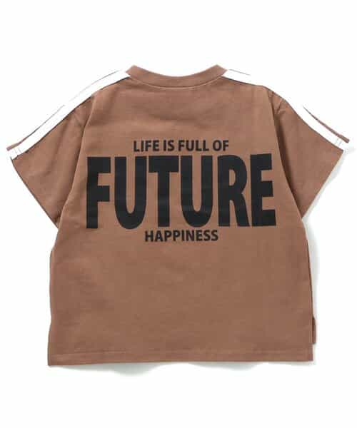 ★SALE★WEB限定 袖ラインバックロゴTシャツ