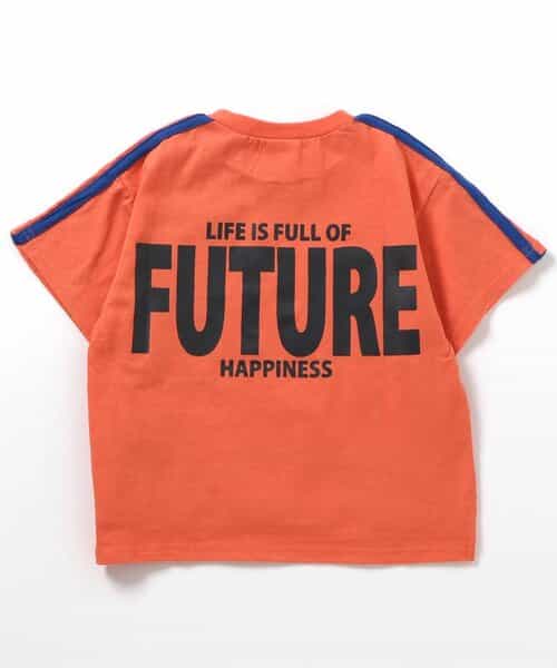 ★SALE★WEB限定 袖ラインバックロゴTシャツ