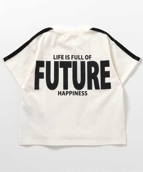 ★SALE★WEB限定 袖ラインバックロゴTシャツ