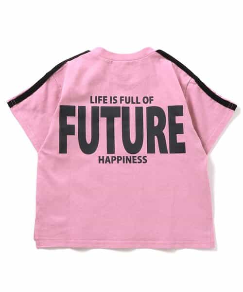 ★SALE★WEB限定 袖ラインバックロゴTシャツ