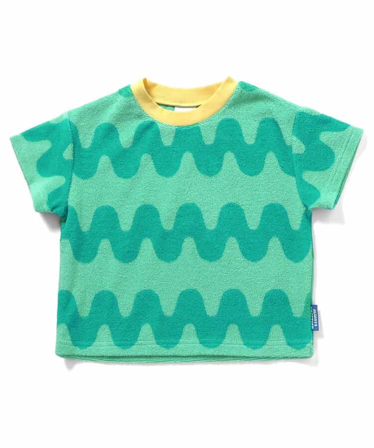 【リンク】総柄パイルTシャツ(セットアップ可)